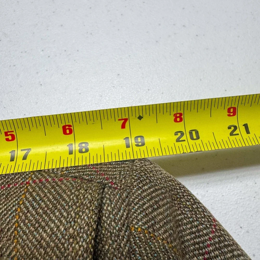 Magee Blazer Men 40 Brown Herringbone Tweed Wool Sport Coat Made Ireland Grandpa